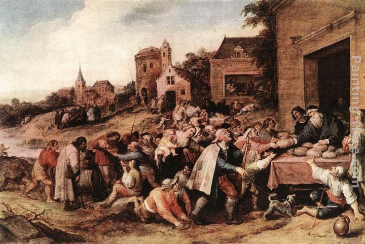 The Seven Acts of Mercy painting - Frans the younger Francken The Seven Acts of Mercy art painting